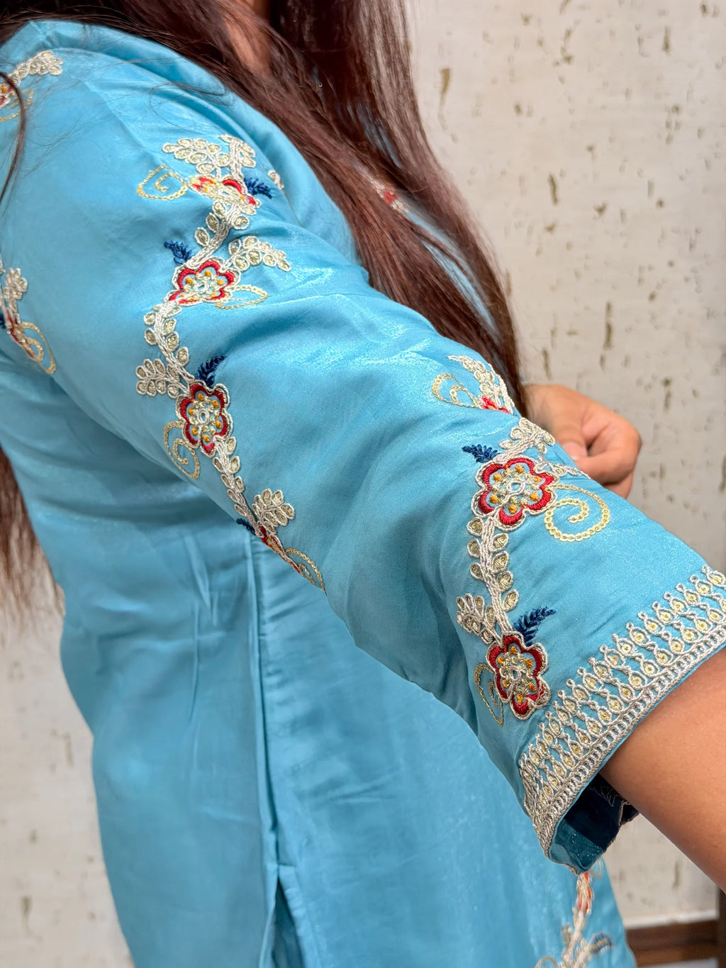 Aarohi 3 Piece Turquoise Blue Suit - aarohi-3-piece-turquoise-blue-suit-suit-23-img-4.webp
