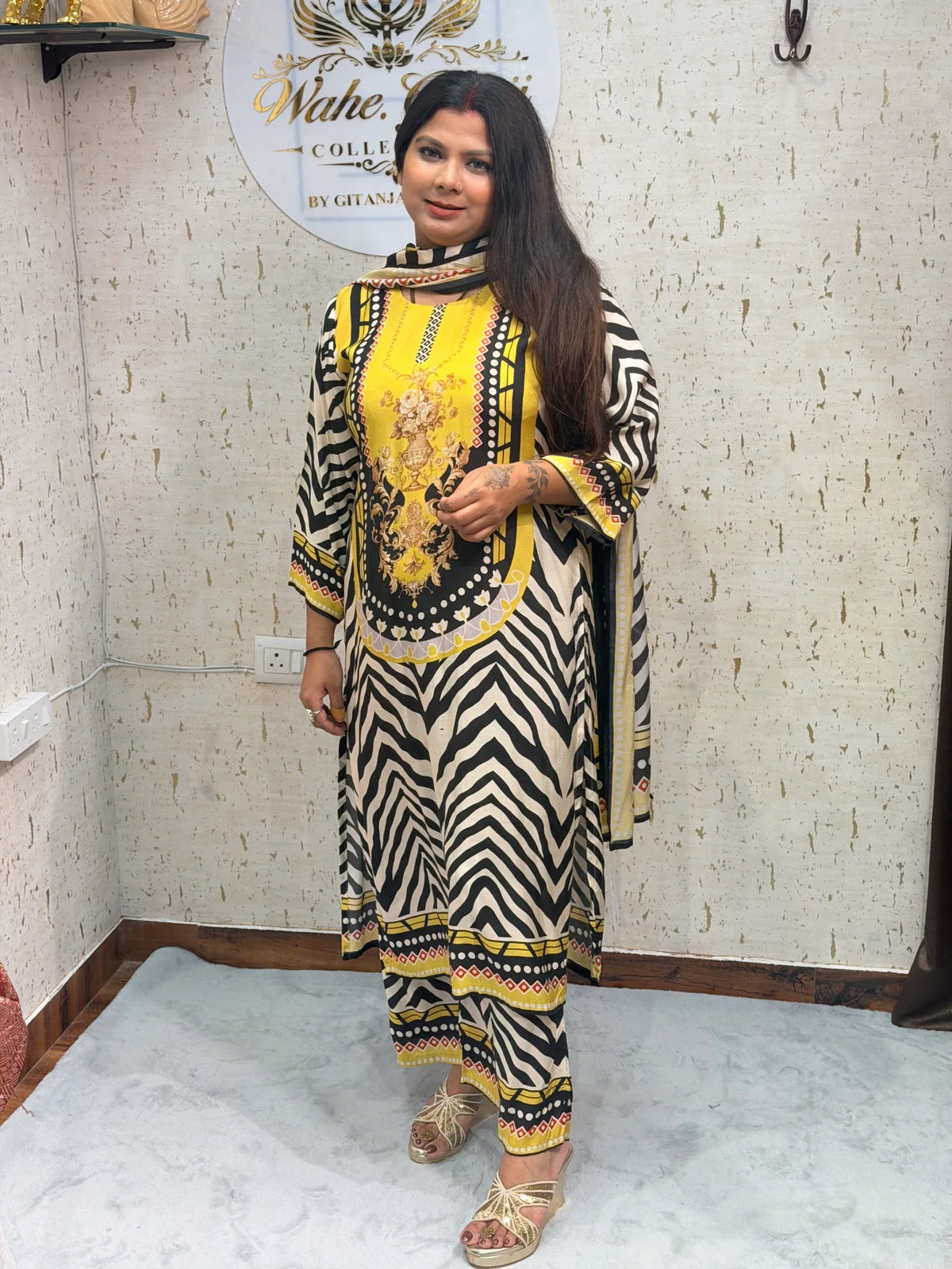 Ishika 3 Piece Mustard Printed Suit - ishika-3-piece-mustard-printed-suit-suit-15-img-2.webp