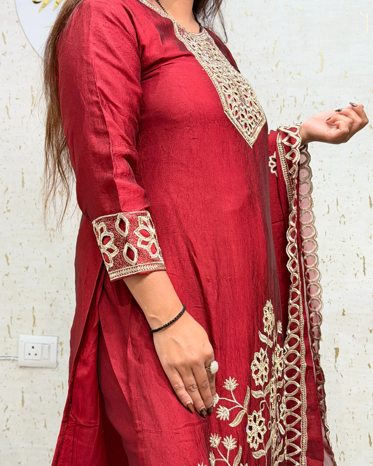 Ishita 3 Piece Maroon Suit - ishita-3-piece-maroon-suit-suit-4-img-4.webp