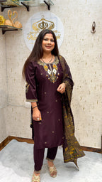 Kashvi 3 Piece Wine Suit - kashvi-3-piece-wine-suit-suit-3-img-1.webp