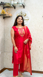 Kavya 3 Piece Crimson Red Suit - kavya-3-piece-crimson-red-suit-suit-2-img-1.webp
