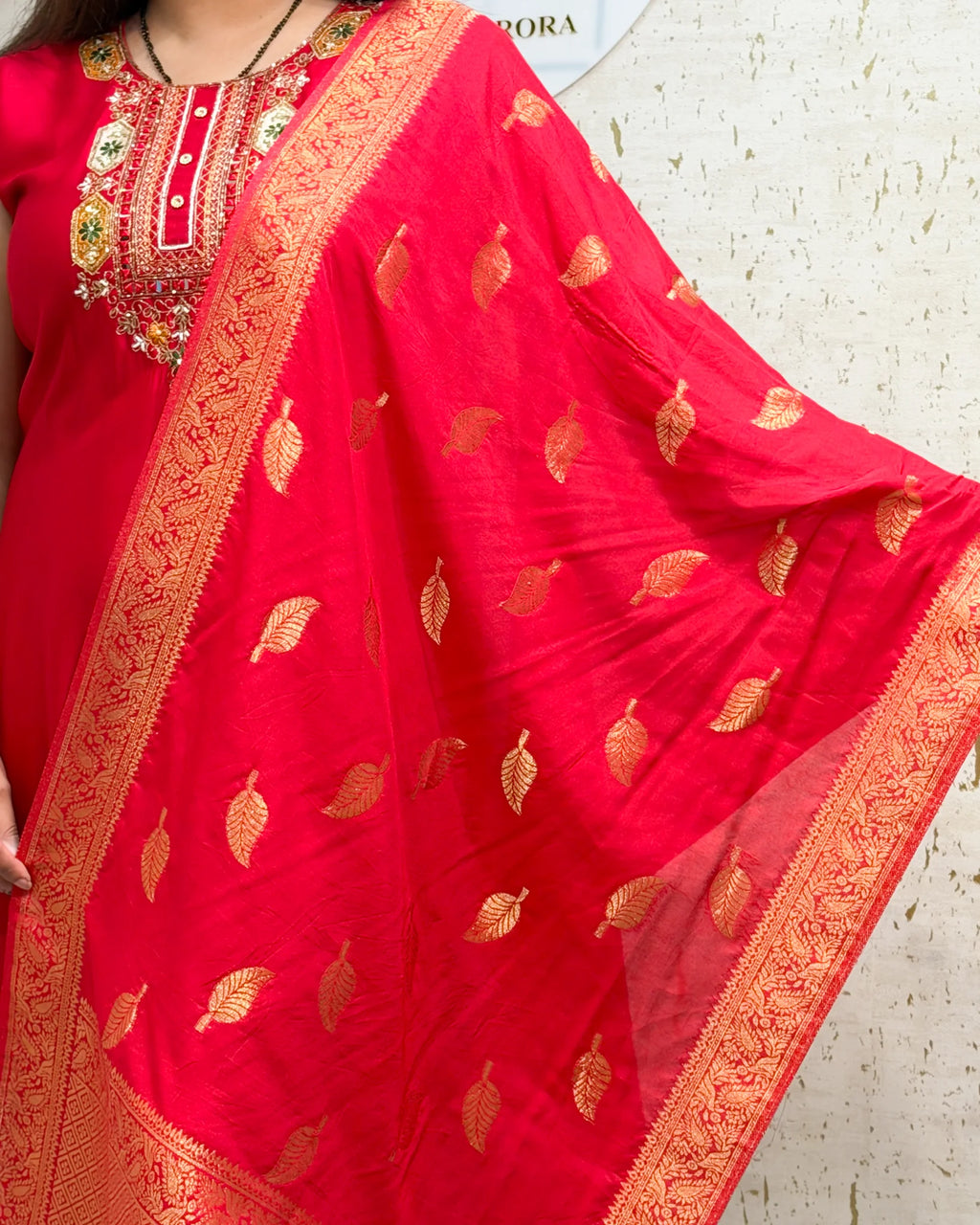 Kavya 3 Piece Crimson Red Suit - kavya-3-piece-crimson-red-suit-suit-2-img-5.webp