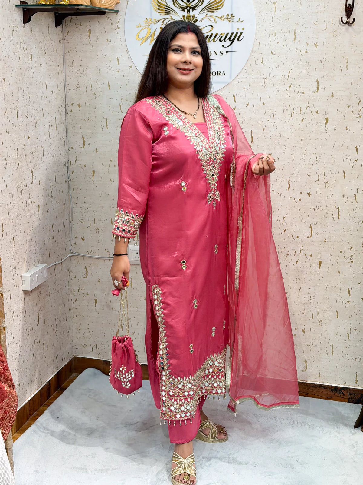 Kritika 3 Piece Rose Pink Suit - kritika-3-piece-rose-pink-suit-suit-11-img-1.webp