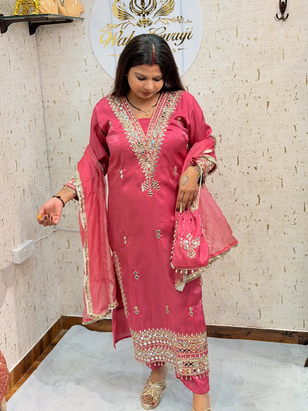 Kritika 3 Piece Rose Pink Suit - kritika-3-piece-rose-pink-suit-suit-11-img-3.webp
