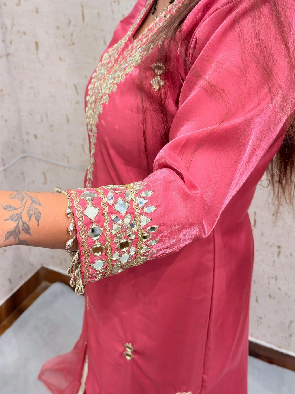 Kritika 3 Piece Rose Pink Suit - kritika-3-piece-rose-pink-suit-suit-11-img-7.webp