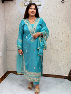 Kritika 3 Piece Turquoise Suit - kritika-3-piece-turquoise-suit-suit-13-img-1.webp
