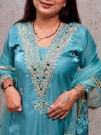 Kritika 3 Piece Turquoise Suit - kritika-3-piece-turquoise-suit-suit-13-img-2.webp