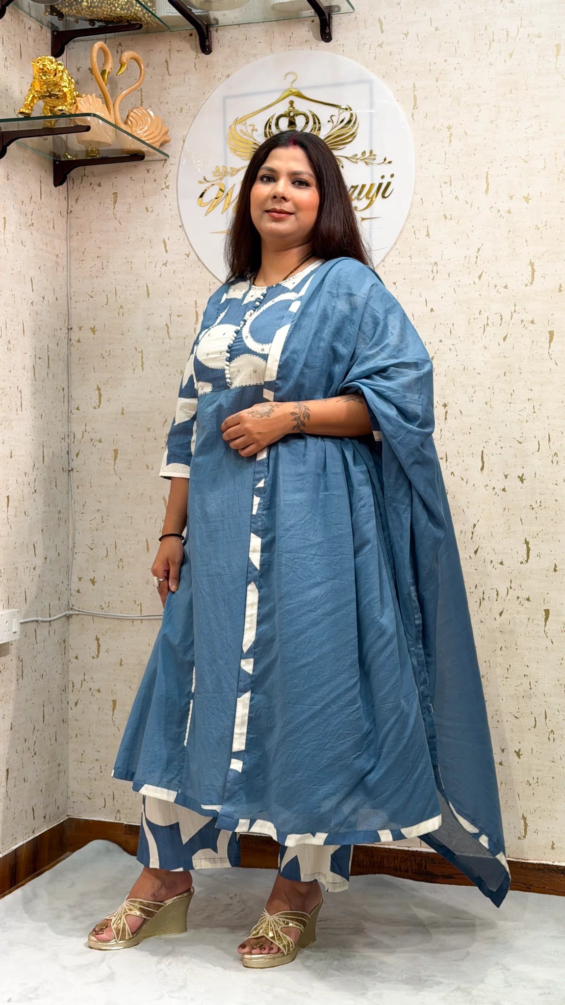 Meher 3 Piece Blue Suit - meher-3-piece-blue-suit-suit-1-img-2.webp