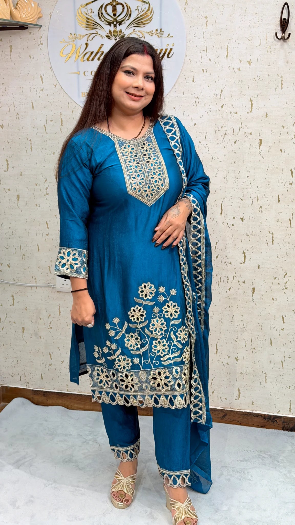 Neha 3 Piece Teal Blue Suit - neha-3-piece-teal-blue-suit-suit-5-img-1.webp