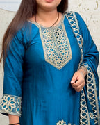 Neha 3 Piece Teal Blue Suit - neha-3-piece-teal-blue-suit-suit-5-img-2.webp