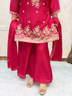 Pooja 3 Piece Rani Pink Suit - pooja-3-piece-rani-pink-suit-suit-8-img-4.webp