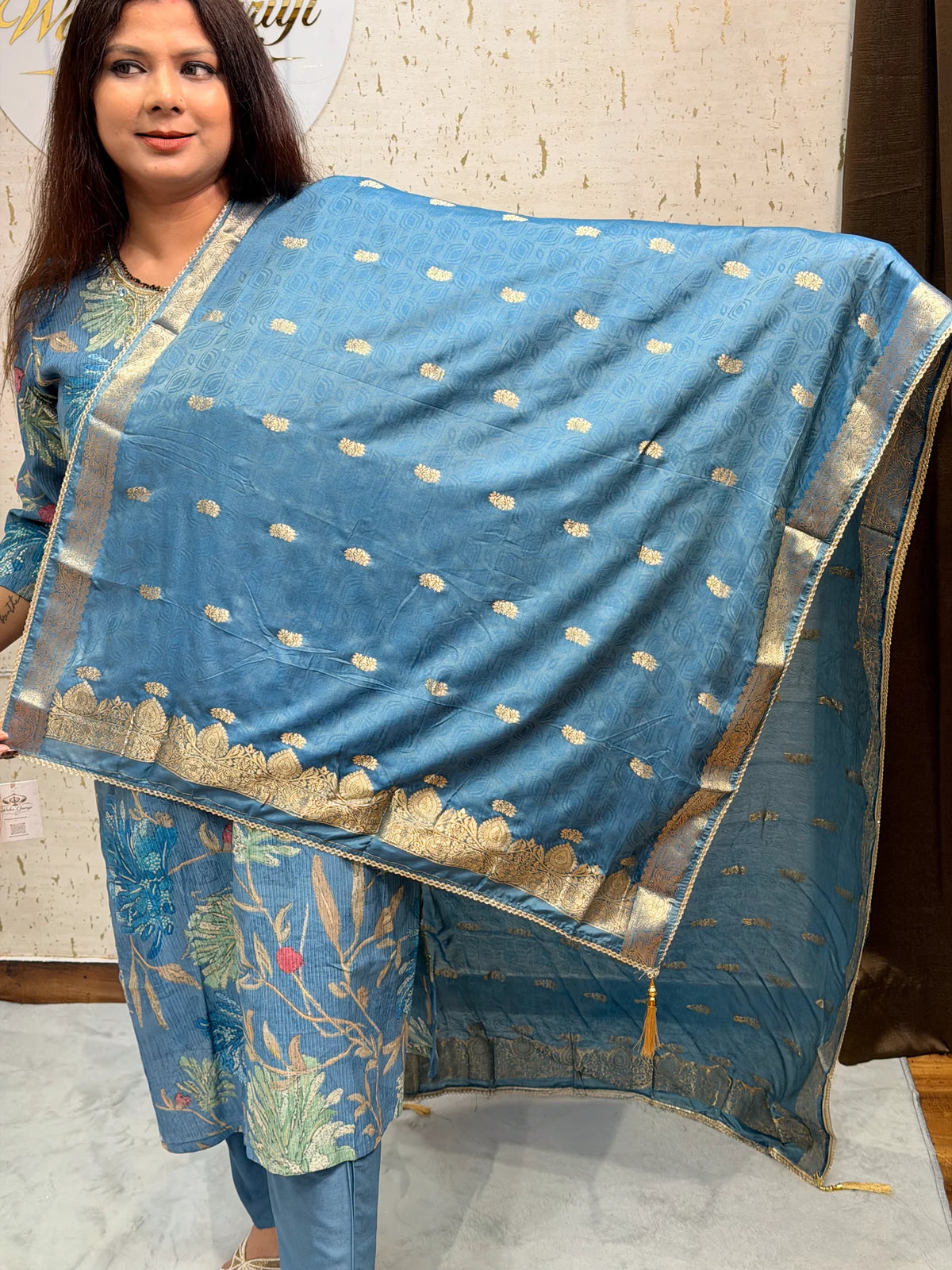 Radhika 3 Piece Steel Blue Suit - radhika-3-piece-steel-blue-suit-suit-17-img-3.webp