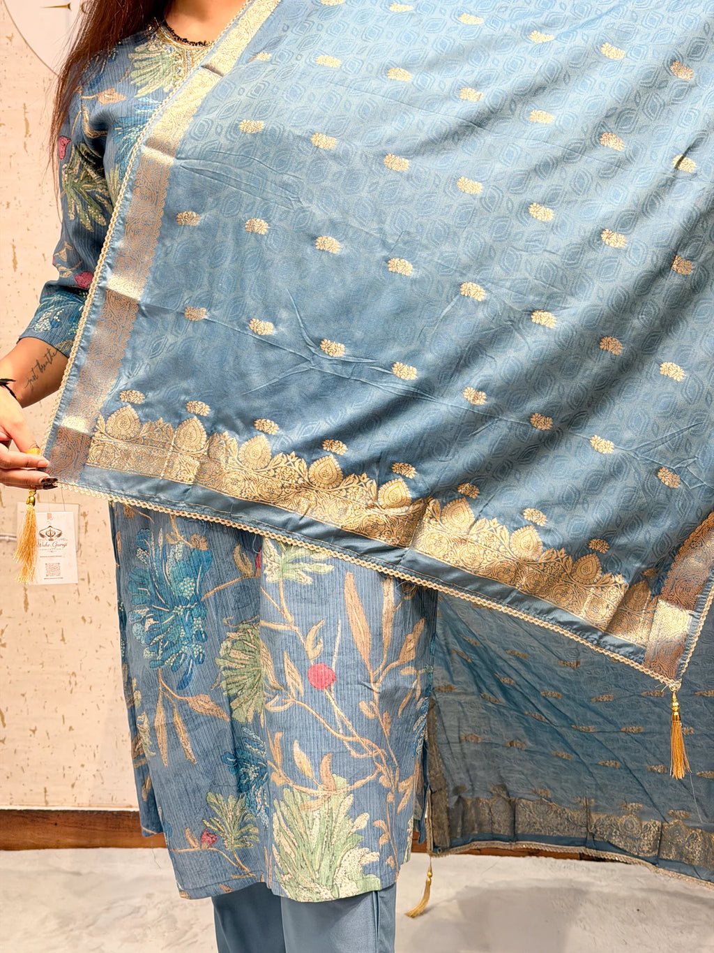 Radhika 3 Piece Steel Blue Suit - radhika-3-piece-steel-blue-suit-suit-17-img-4.webp