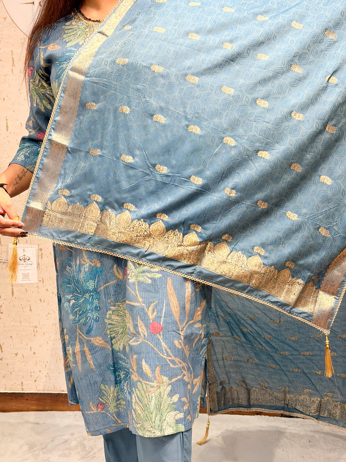 Radhika 3 Piece Steel Blue Suit - radhika-3-piece-steel-blue-suit-suit-17-img-4.webp
